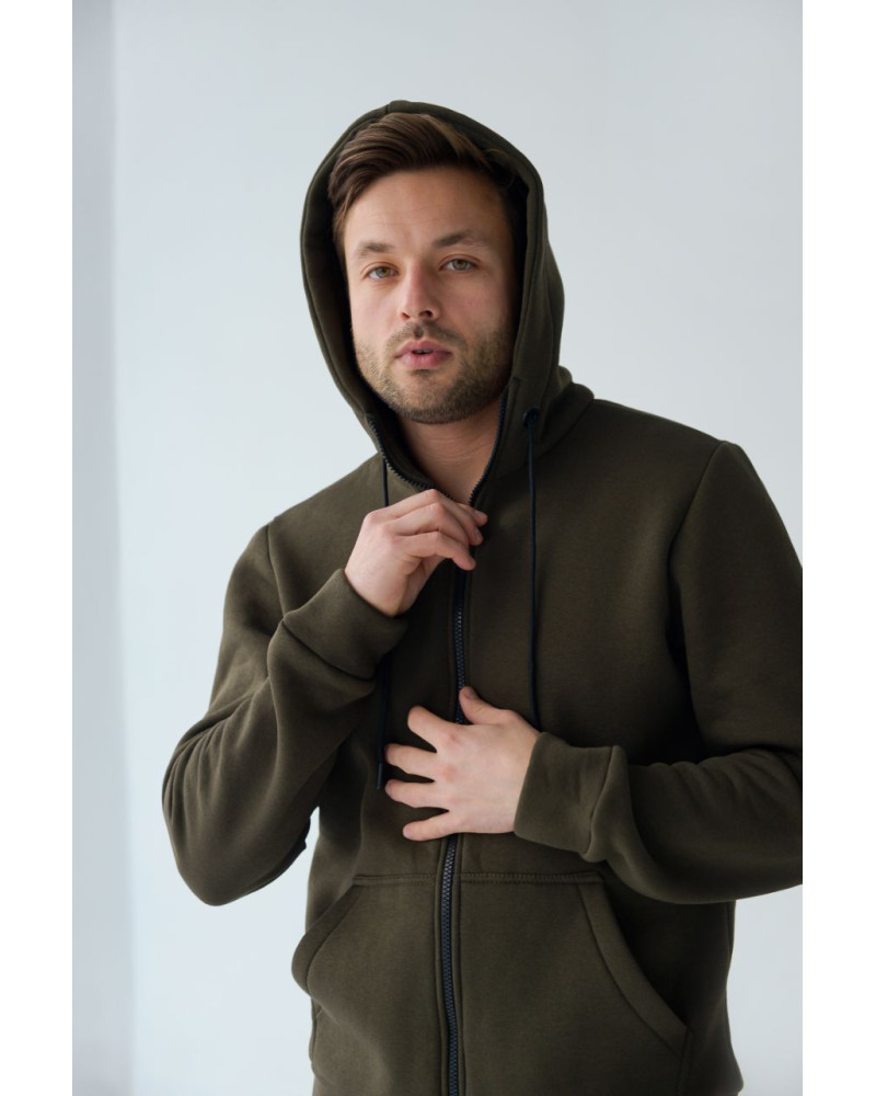 Чоловічий теплий костюм Sport-Style на блискавці