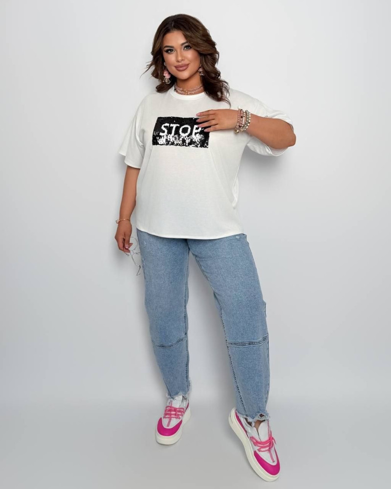 Жіноча футболка Chic Style NAT Арт. 8014
