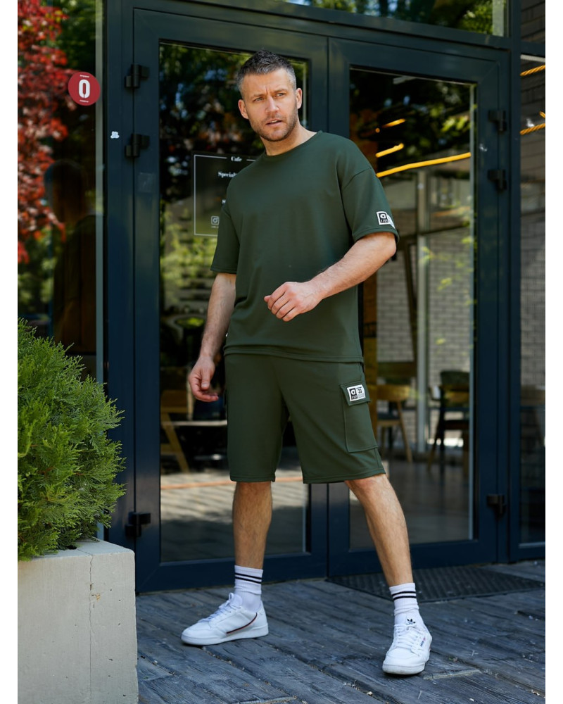 Чоловічий костюм LIKS-2024 хакі від Chic Style