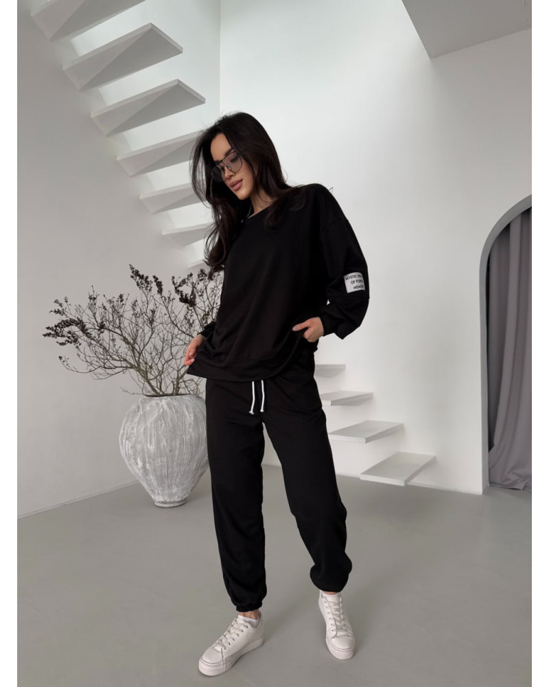 Жіночий костюм батал LIX‑222051 (двонитка) р. 42‑52