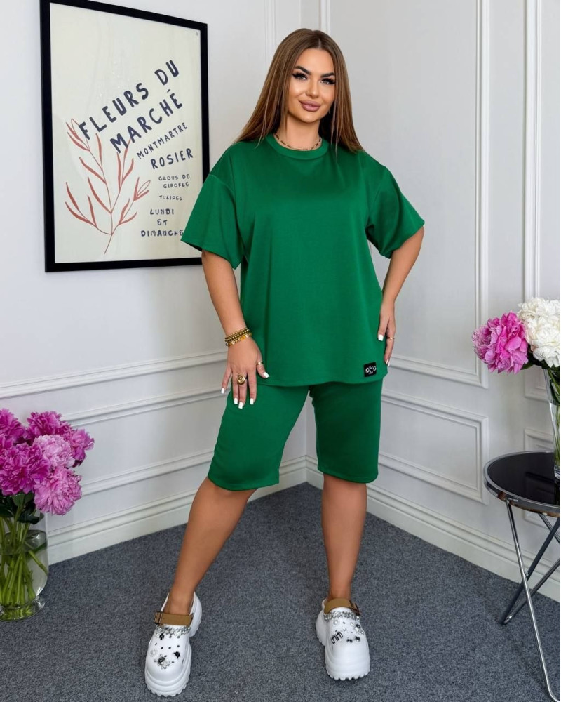 Жіночий костюм зелений від Chic Style