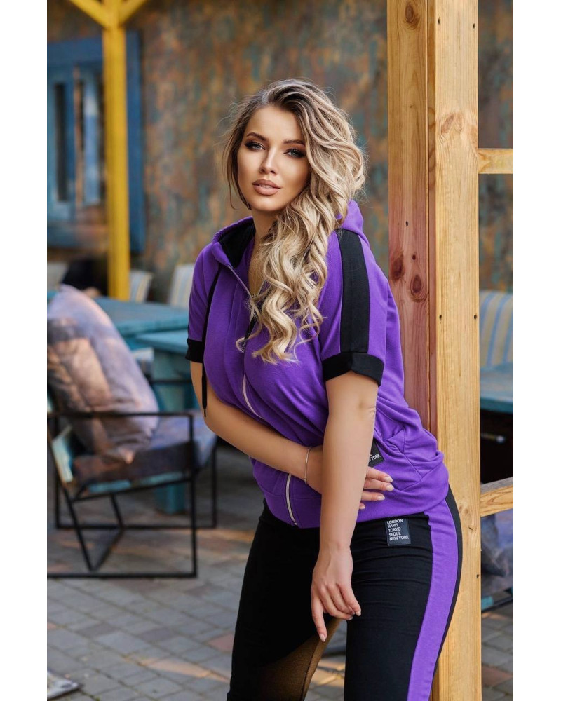 Елегантний фіолетовий костюм SEVE-1311 від Chic Style