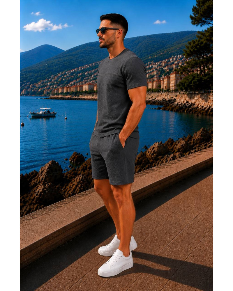 Чоловічий костюм SEVE-1375 графіт - елегантний образ від Chic Style