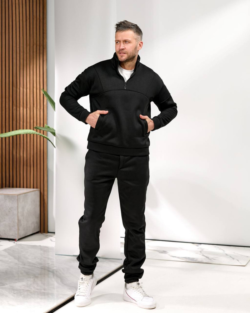 Чоловічий теплий костюм Seve‑221357 з трьохнитки  